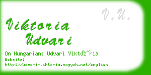 viktoria udvari business card